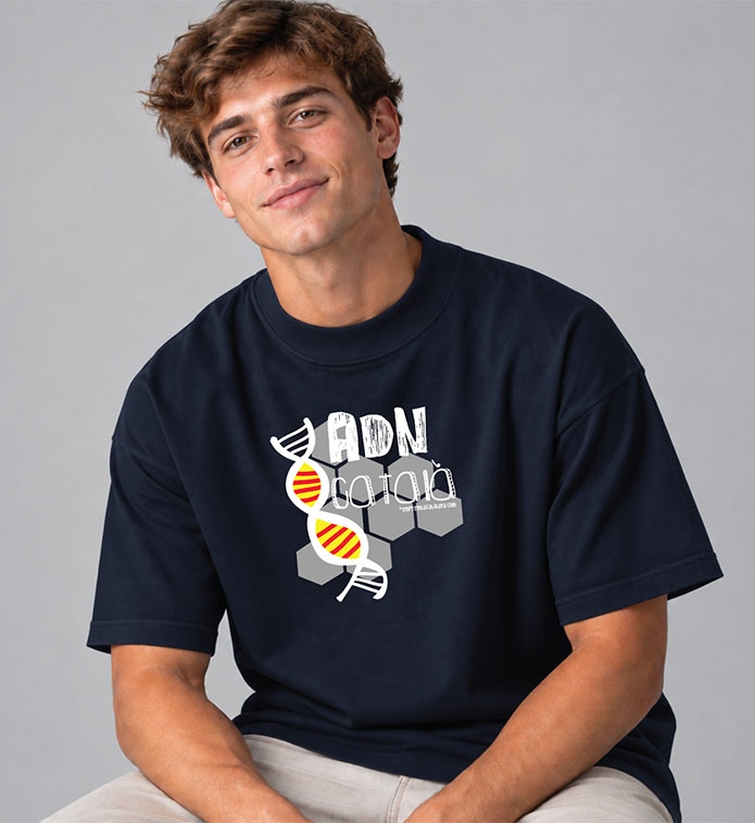 ADN català samarreta oversize