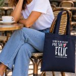 Bossa tote cotó en català