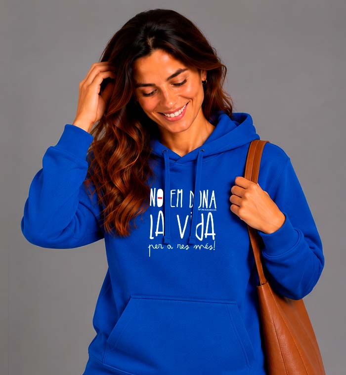 Dessuadora unisex en català