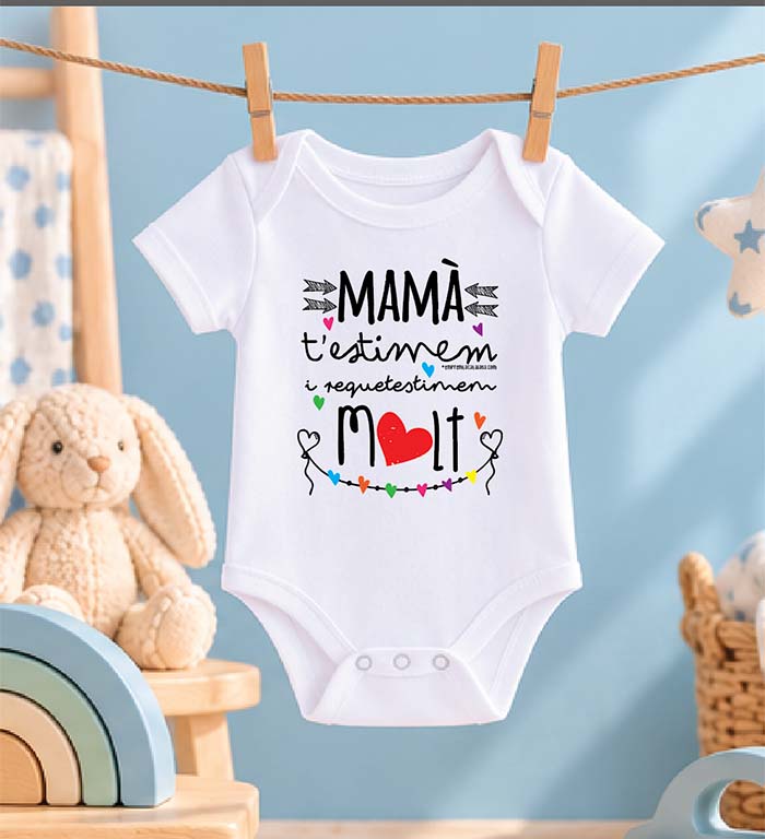 Body Mamà t’estimem i requetestimem molt
