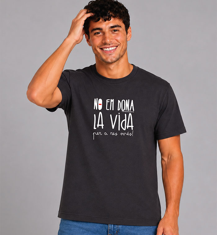 Samarreta unisex tall clàssic en català d'Empremtacatalana.com