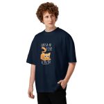 Samarreta oversize unisex gats en català